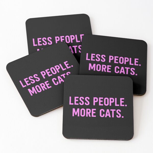 Item preview, Less People More Cats designed and sold by Picasmus Tees.