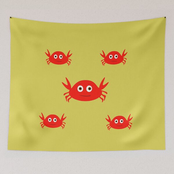 Item preview, red crab designed and sold by Laura Greco.