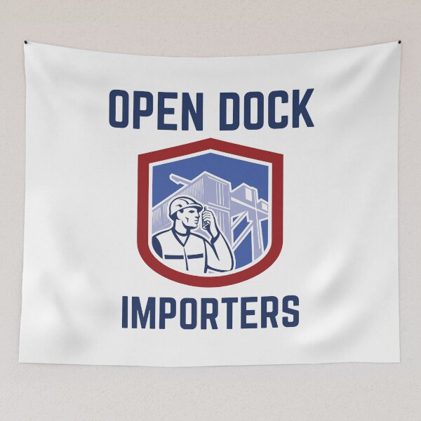 Item preview, Open Dock Importers designed and sold by Hawthorn Mineart.
