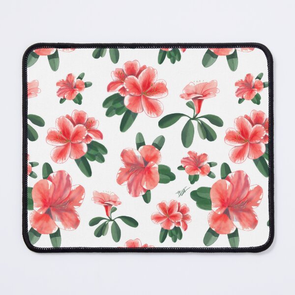Item preview, Azalea Flower Pattern  designed and sold by WaterStrokesArt.