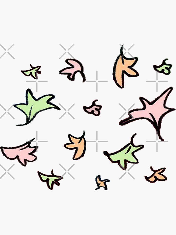 Thumbnail 3 of 3, Sticker, Hearstopper netflix leaves designed and sold by SouthKarolina.