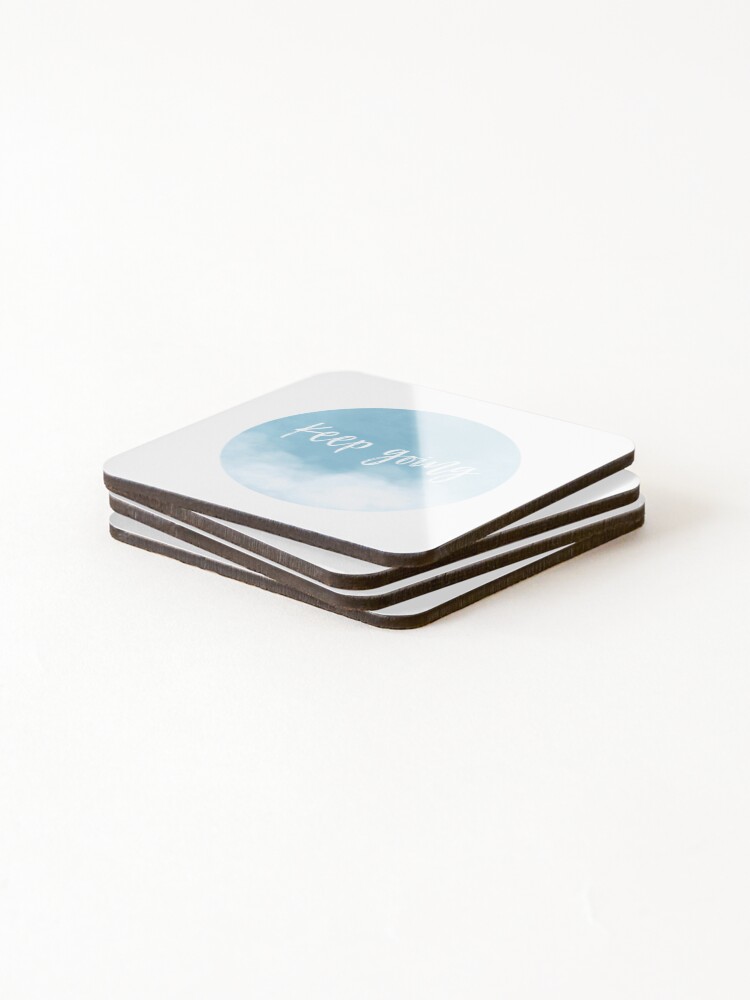 Thumbnail 4 of 5, Coasters (Set of 4), Keep going designed and sold by RafaTakami.
