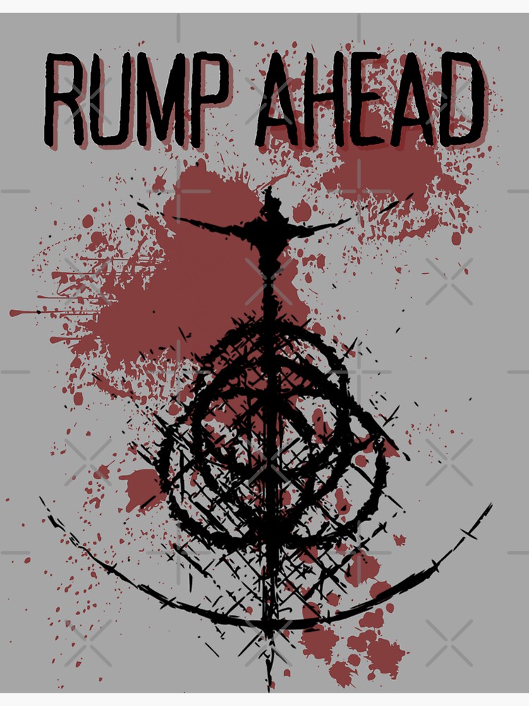 "Elden Ring Rump Ahead" Sticker for Sale by JudgementPic Redbubble