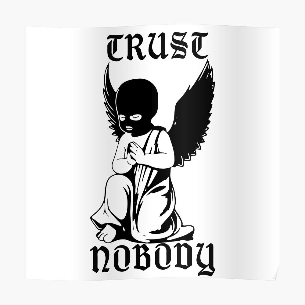 Trust Nobody Sticker for Sale by IVTtech  Redbubble