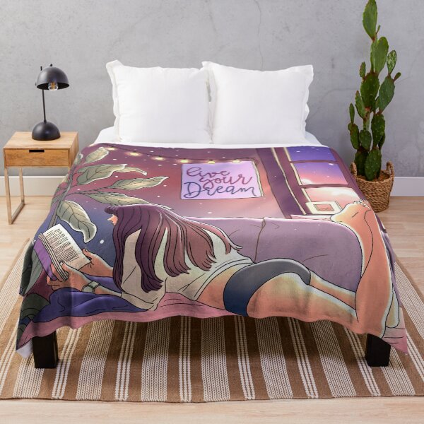 Item preview, Girl Live your dream Lofi Illustration designed and sold by sierratruong.