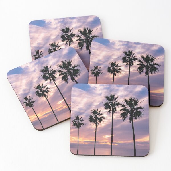 Item preview, La Jolla Palm Trees - San Diego Sunset designed and sold by Wild Afterglow.