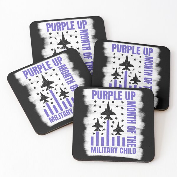 Item preview, Purple Up Military Child Month USA Flag designed and sold by zackup.