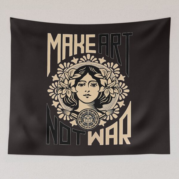 Item preview, Make Art Not War Symbol Classic T-Shirt designed and sold by JACQUELINEMON.