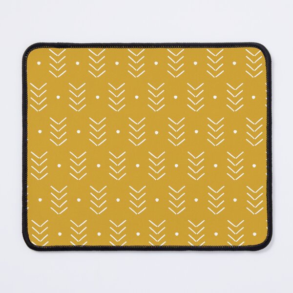 Item preview, Arrow Lines Geometric Pattern 15 in old gold designed and sold by nineFlorals.