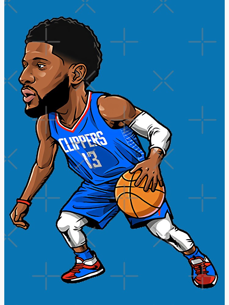 Paul George 13 Art Board Print for Sale by GOAT Basketball