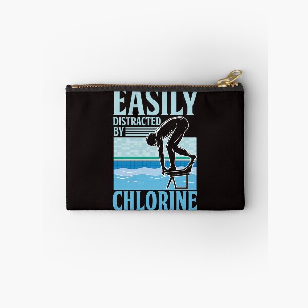 Item preview, Distracted By Chlorine Swimmer Swimming Pool Swim Athlete designed and sold by TomGiantDesigns.
