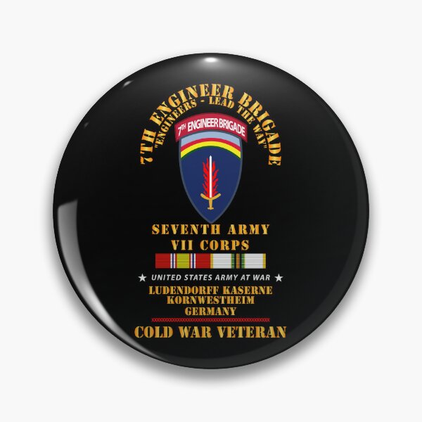 Item preview, 7th Engineer Bde - Ludendorff Kaserne, Kornwestheim FRG w TAB COLD SVC X 300 designed and sold by Military Insignia Products.