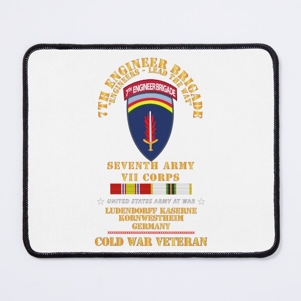 Item preview, 7th Engineer Bde - Ludendorff Kaserne, Kornwestheim FRG w TAB COLD SVC X 300 designed and sold by Military Insignia Products.