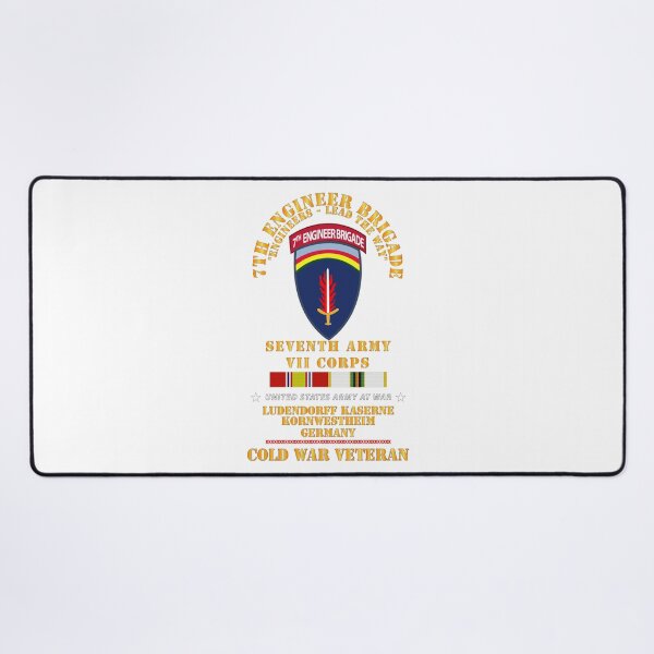 Item preview, 7th Engineer Bde - Ludendorff Kaserne, Kornwestheim FRG w TAB COLD SVC X 300 designed and sold by Military Insignia Products.