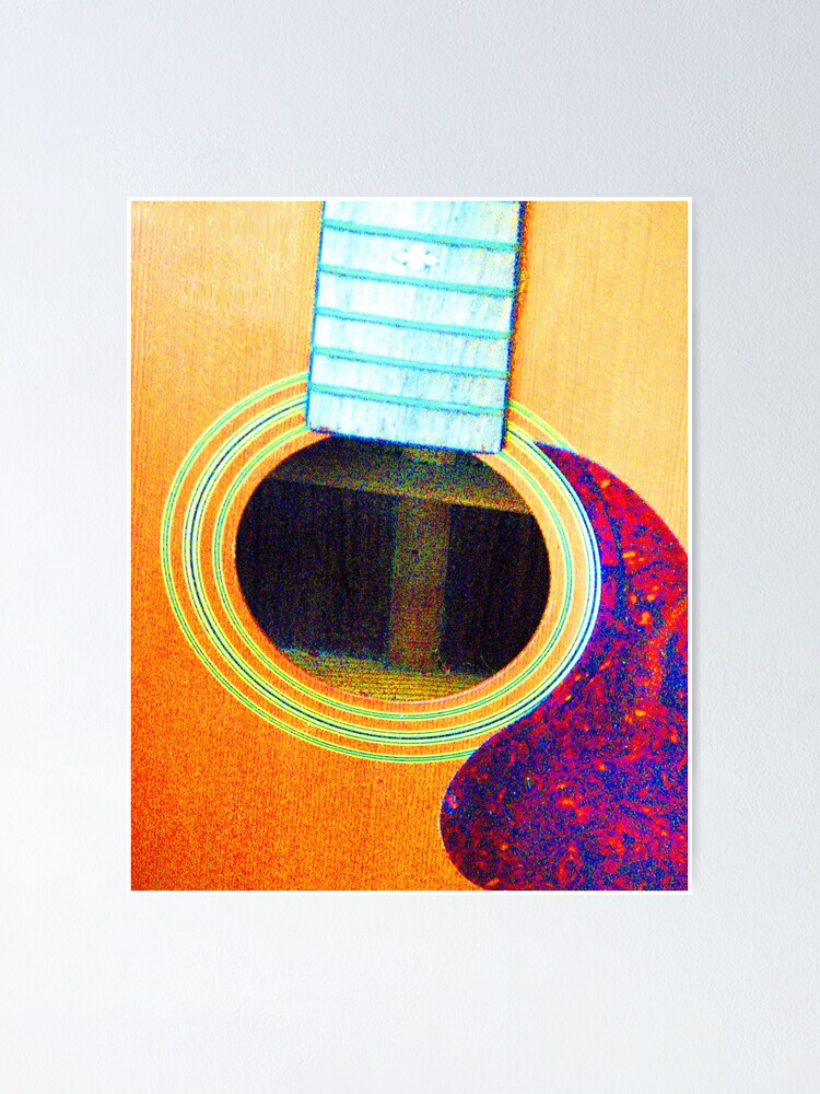 "Guitar" Poster by glink Redbubble