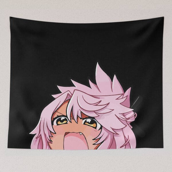Item preview, Angry Chloe Von Einzbern Chibi Anime Peeker designed and sold by WeeabooClub.