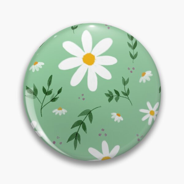 Item preview, Modern Art Daisy Flower - Simple Light Green Backdrop  designed and sold by Ro8thie.