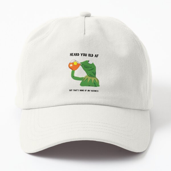 kermit the frog drinking tea hat