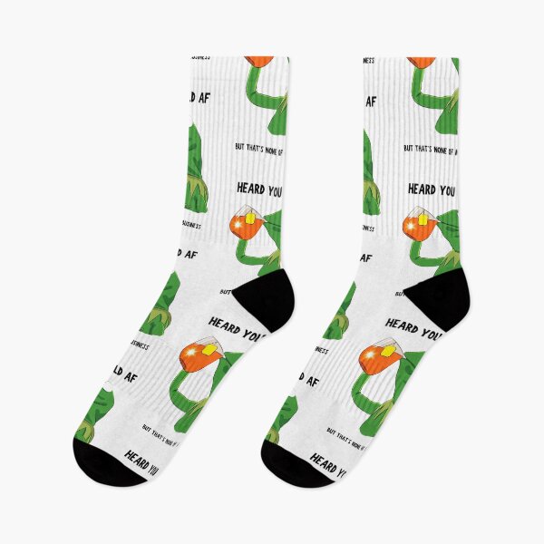 Item preview, Kermit The Frog Drink Tea Heard You Old Af designed and sold by ClothingAL1.