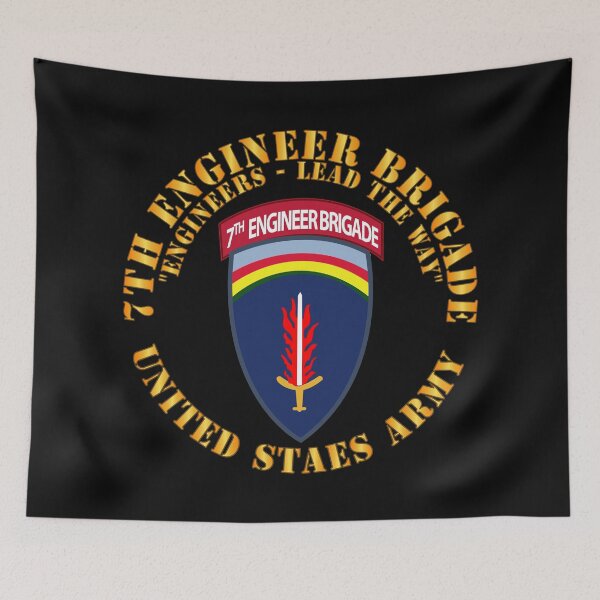 Artikelvorschau, 7. Pionierbrigade - US Army mit Tab X 300 entworfen und verkauft von Military Insignia Products.
