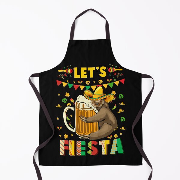 Item preview, Let's Fiesta Sloth Beer Drinking Lover Cinco De Drinko designed and sold by Stephen-Rotter.