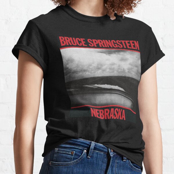 Brúcé Spríngstéén Nebraska Portada del álbum Negro Camiseta clásica
