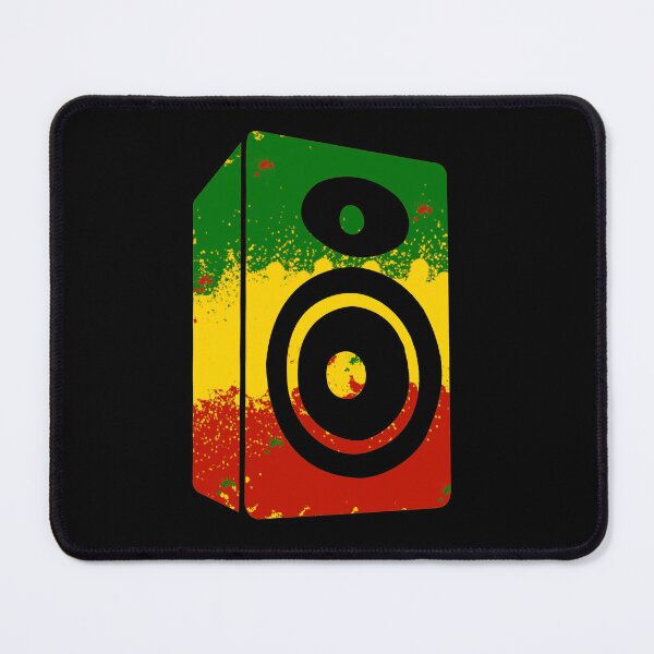 Item preview, One Love Reggae Speaker Box Music Rastafarian Art designed and sold by DoctorBirdsInk.