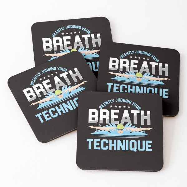 Item preview, Breath Technique Swimmer Swimming Pool Freestyle Swim Coach designed and sold by TomGiantDesigns.