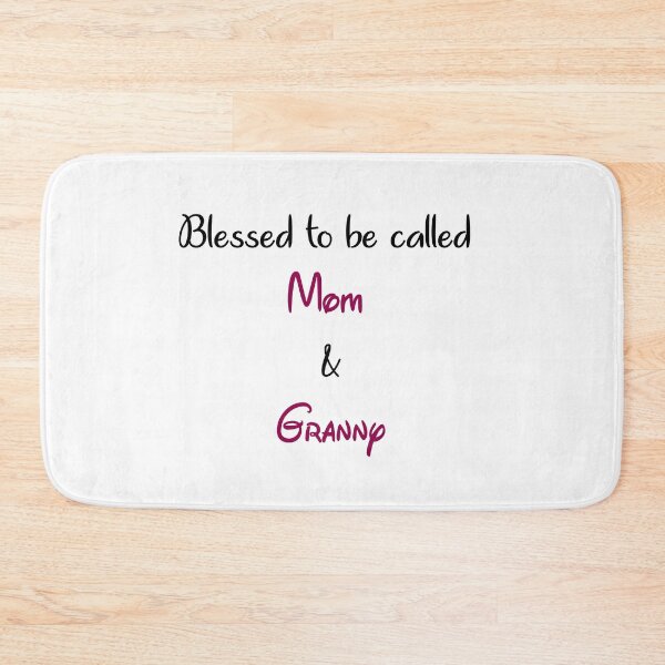 Item preview, blessed to be called mom and granny designed and sold by ikrame-shop.