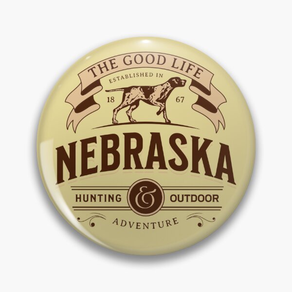 Item preview, The good Life Vintage Hunting Nebraska designed and sold by CattlettArt.