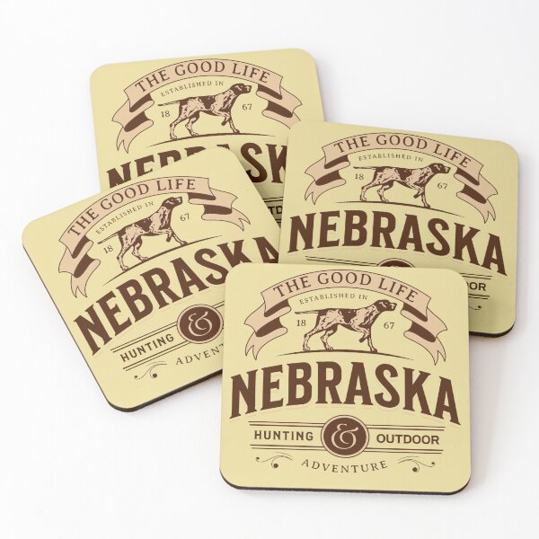 Item preview, The good Life Vintage Hunting Nebraska designed and sold by CattlettArt.