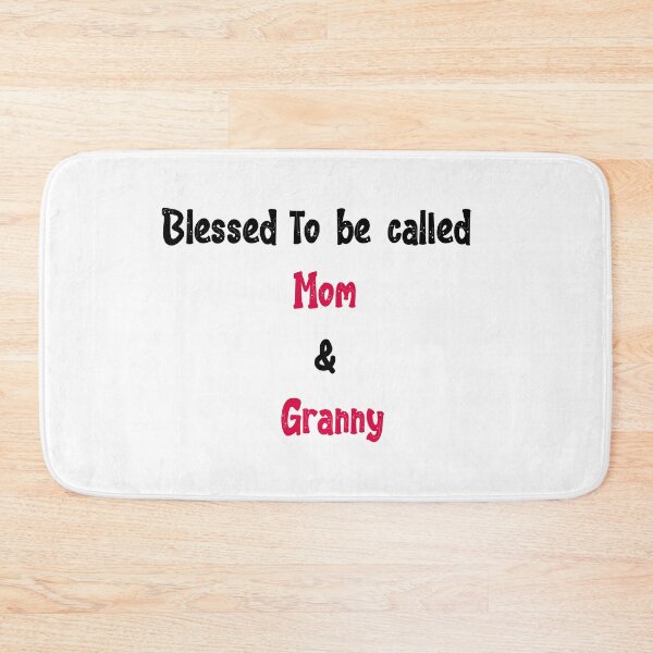 Item preview, blessed to be called mom and granny designed and sold by ikrame-shop.