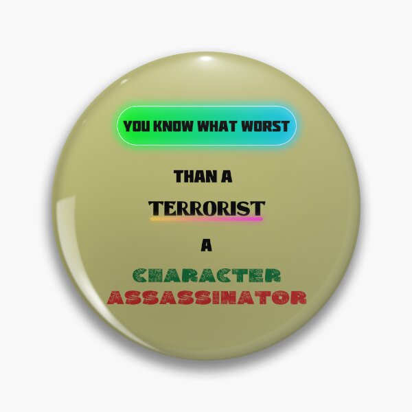 Item preview, CHARACTER ASSASSINATION designed and sold by Chrisblazestore.