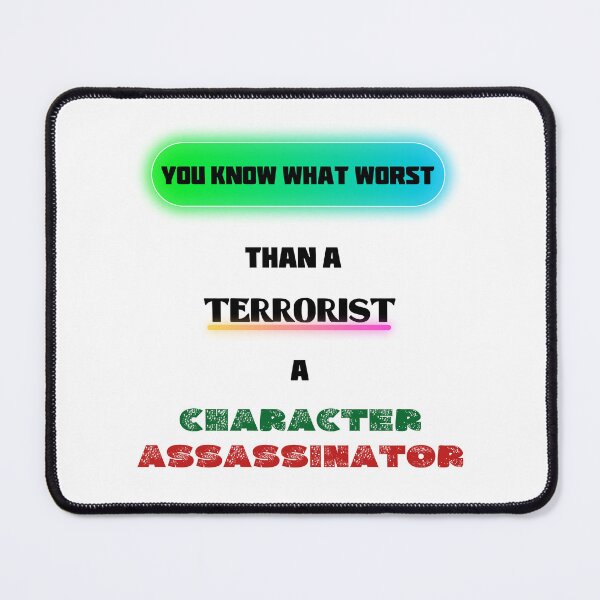 Item preview, CHARACTER ASSASSINATION designed and sold by Chrisblazestore.