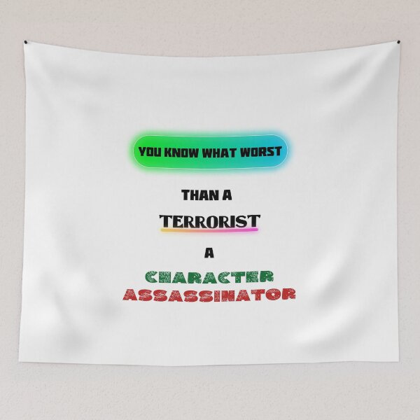 Item preview, CHARACTER ASSASSINATION designed and sold by Chrisblazestore.
