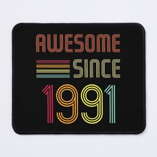 Item preview, Awesome Since 1991 31 years old Birthday Retro designed and sold by Mansn.