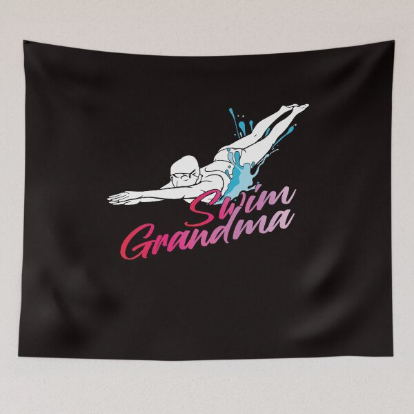 Item preview, Swim Grandma Swimmer Grandmother Swimming Pool Indoor designed and sold by TomGiantDesigns.