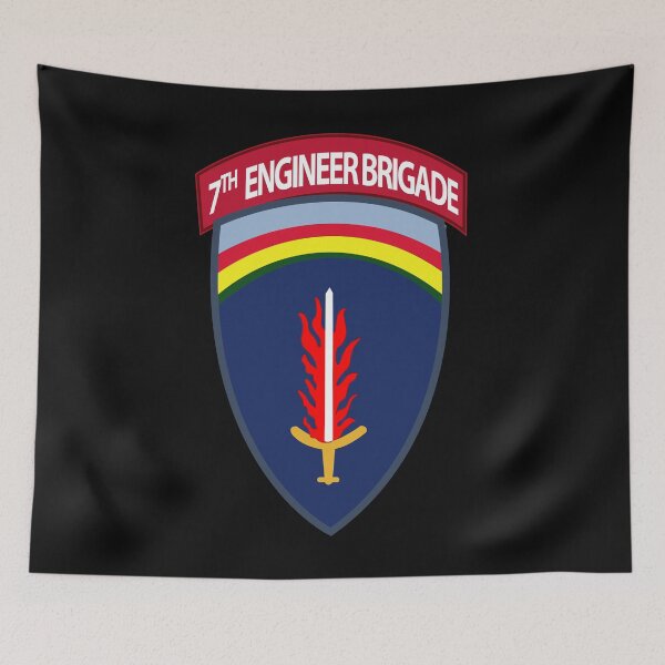 Artikelvorschau, 7. Pionierbrigade mit Tab und Txt X 300 entworfen und verkauft von Military Insignia Products.