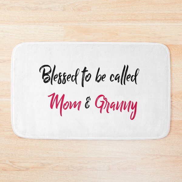 Item preview, blessed to be called mom and granny designed and sold by ikrame-shop.