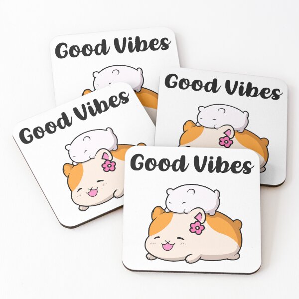 Item preview, Good Vibes Cute Hamster designed and sold by FerrenSmall.