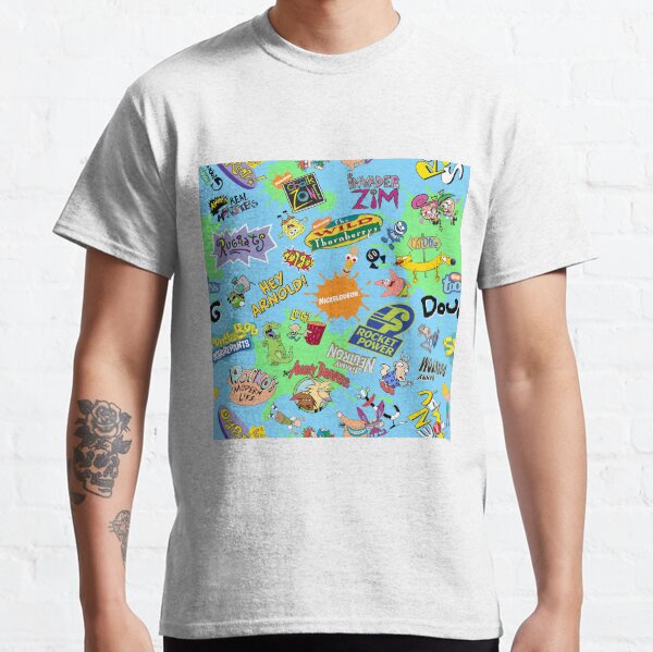 Nicktoons Hawaiian Print-a-Palooza! Classic T-Shirt