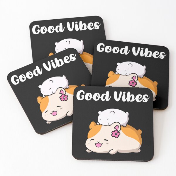 Item preview, Good Vibes Cute Hamster designed and sold by FerrenSmall.