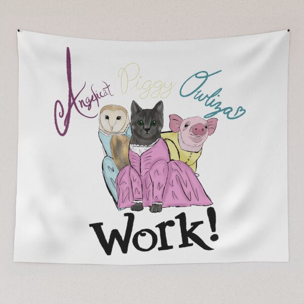 Item preview, Angelicat, Piggy, Owliza, Work! designed and sold by aecdesign.