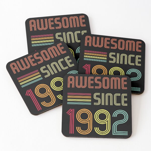 Item preview, Awesome Since 1992 30 years old Birthday Retro designed and sold by Mansn.
