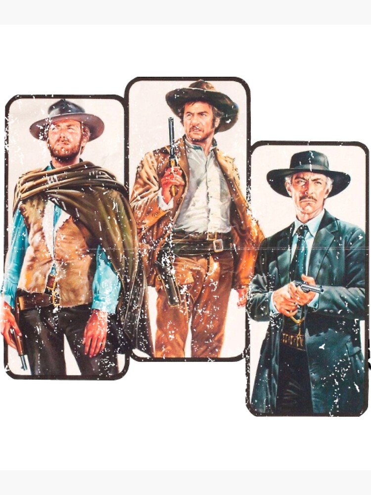 "The Good The Bad And The Ugly Cowboy " Poster By Carolos-air | Redbubble