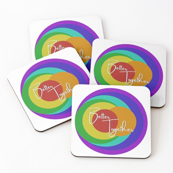 Item preview, Better Together Rainbow Circle  designed and sold by Suzakara Designs.