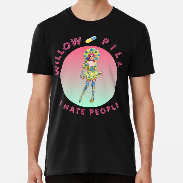 Pilule de saule - Je déteste les gens T-shirt premium