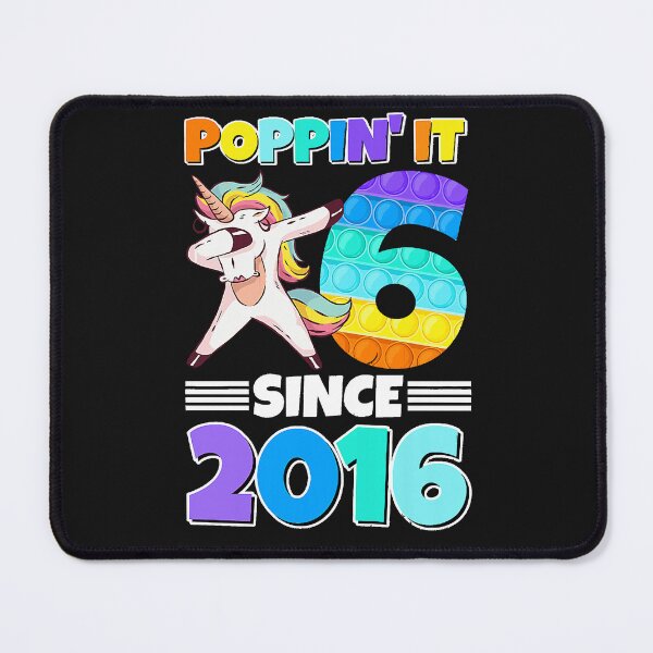 Item preview, Kids 6th Birthday Poppin It Six Since 2016 Unicorn Premium  designed and sold by BrettPorter2612.
