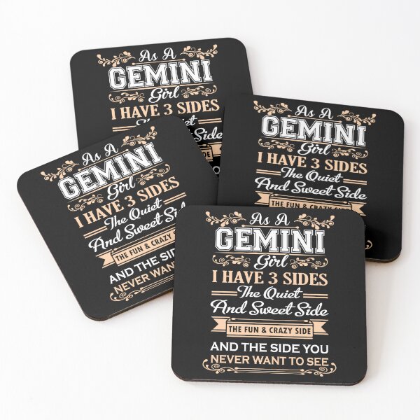 Item preview, As A Gemini Girl I Have Three Sides Gemini Girl Zodiac Birthday designed and sold by juan flores.