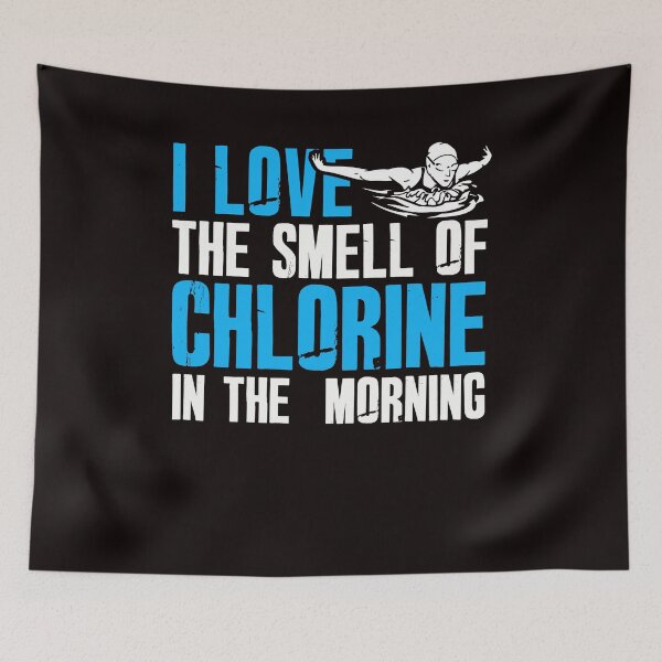Item preview, Smell Of Chlorine Swimming Athlete Swimmer Swim Freestyle designed and sold by TomGiantDesigns.